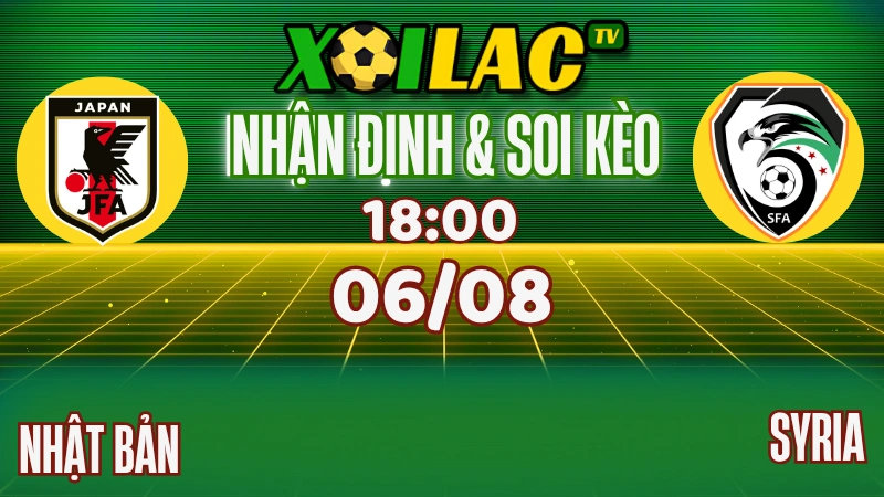 Nhận Định Nhật Bản vs Syria – Asian Cup 2025 (18:00, 06/08)