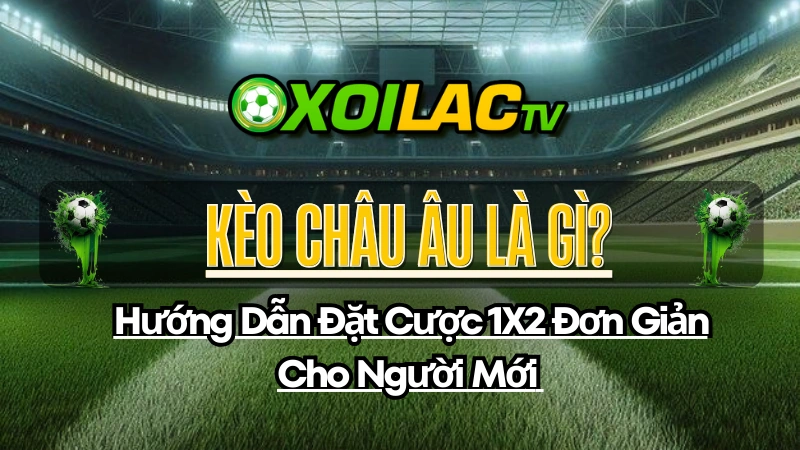 Kèo Châu Âu là gì? Hướng dẫn đặt cược 1X2 đơn giản cho người mới bắt đầu